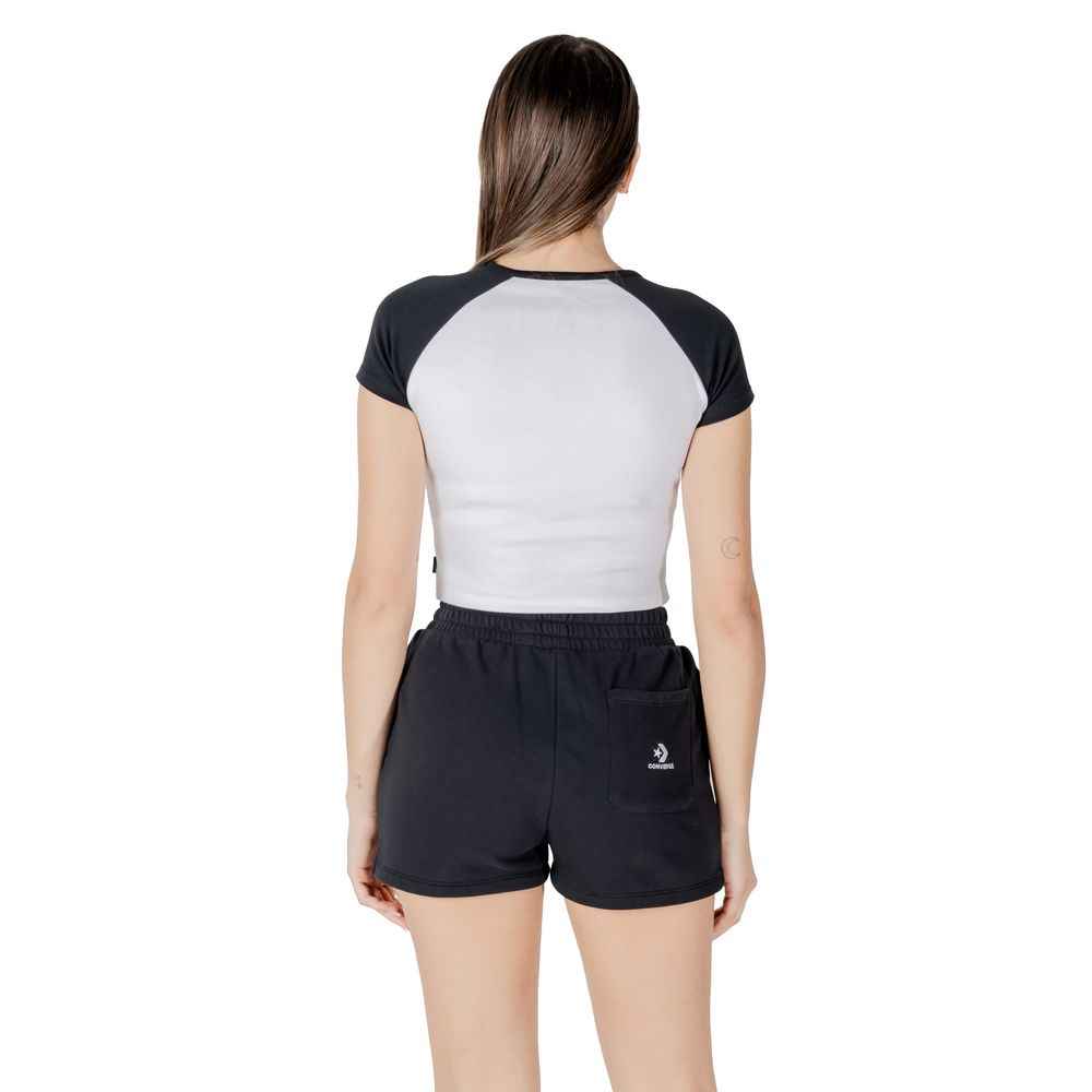 Converse Black And White Cotton T-Shirt