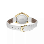 Hugo Boss White Stainless Steel Dress Watch