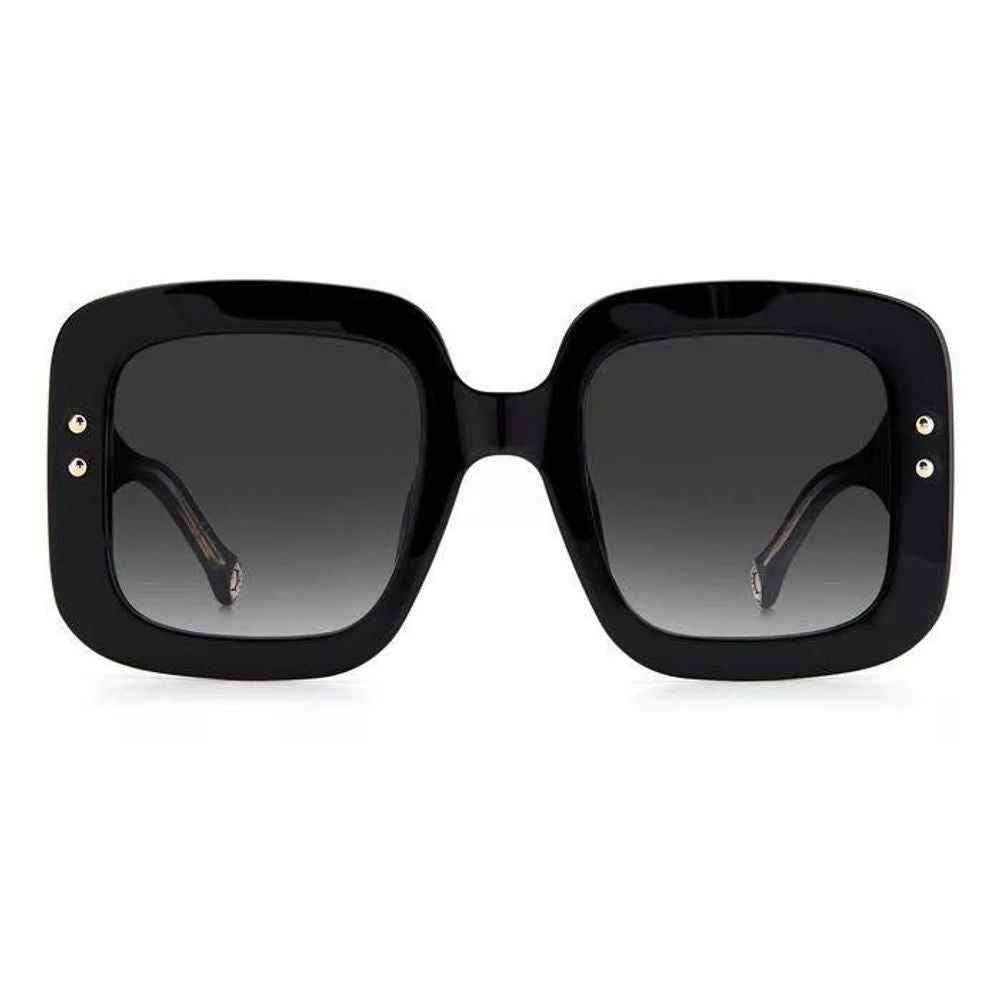 Carolina Herrera Black Acetate Sunglasses