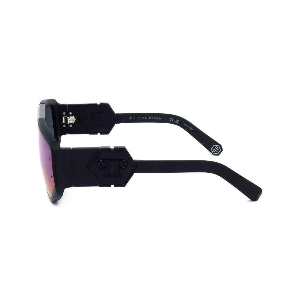Philipp Plein Black Acetate Sunglasses
