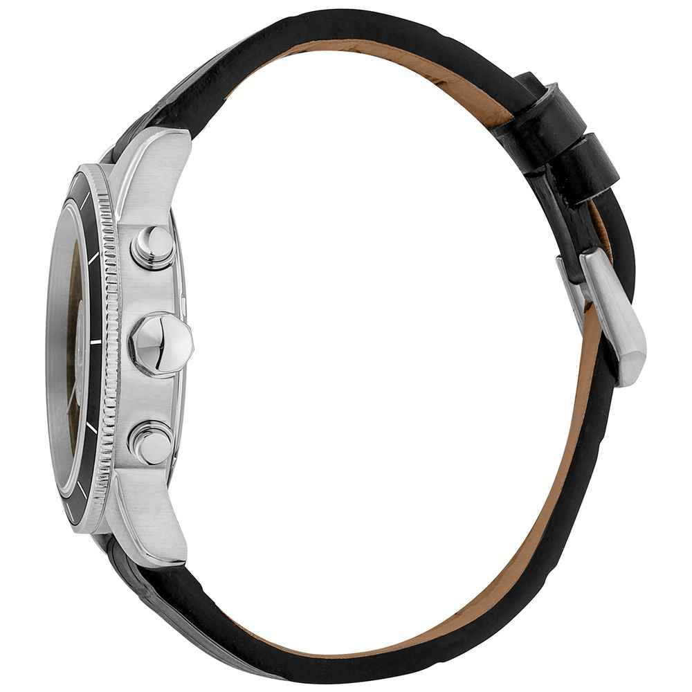 Just Cavalli Black Leather Watch