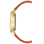 Nine West Brown Leather Dress Watch