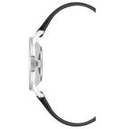 Nine West Black Leather Dress Watch