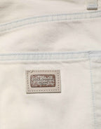 Dolce & Gabbana White Cotton Skinny Denim Trouser Men Jeans