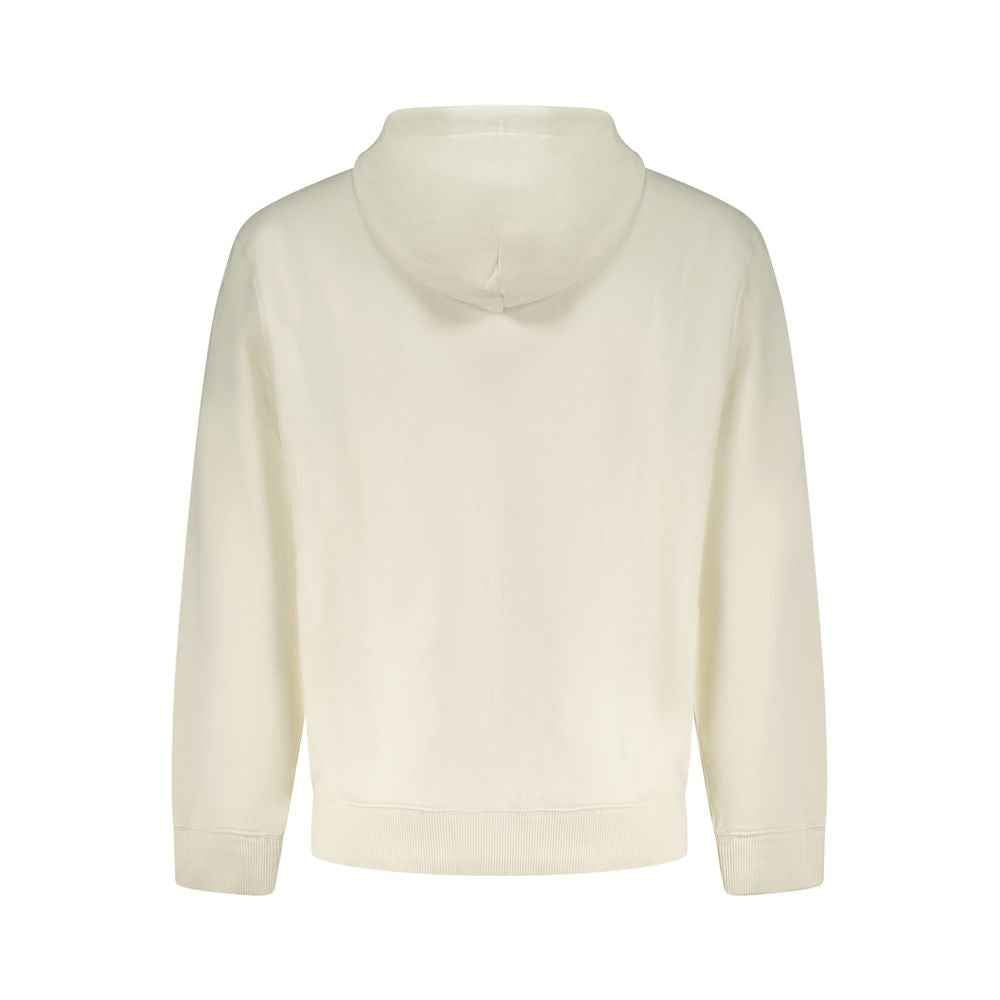 Calvin Klein White Cotton Men's Hoodie