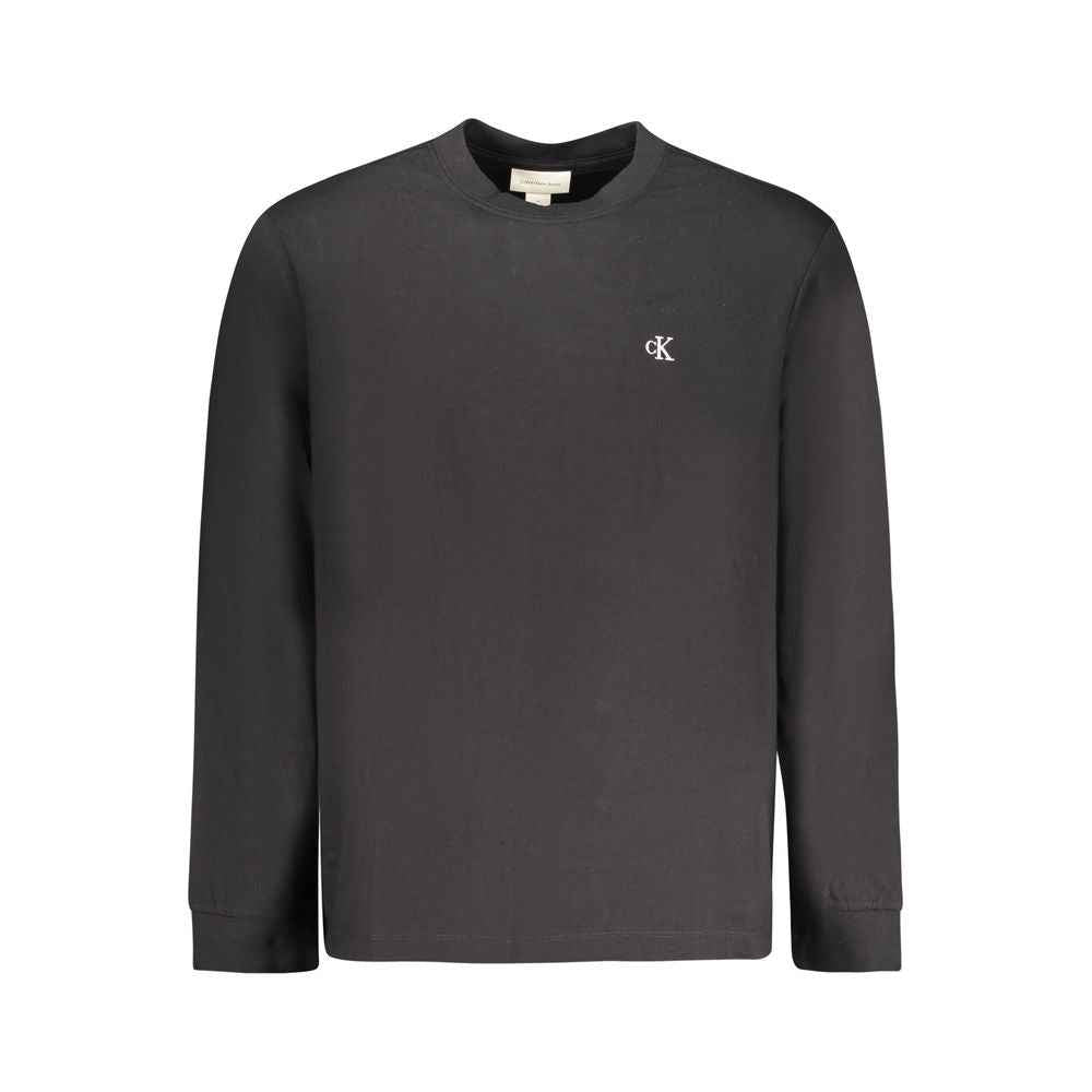 Calvin Klein Black Cotton Men T-Shirt