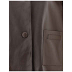 Marni Brown Leather Jacket
