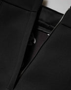 Dolce & Gabbana Black Nylon Pencil Cut High Waist Mini Skirt