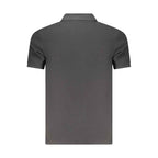 Calvin Klein Black Cotton Men Polo