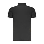 Calvin Klein Black Cotton Men Polo Shirt