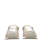 Dolce & Gabbana Beige Fabric Low Top Sneakers