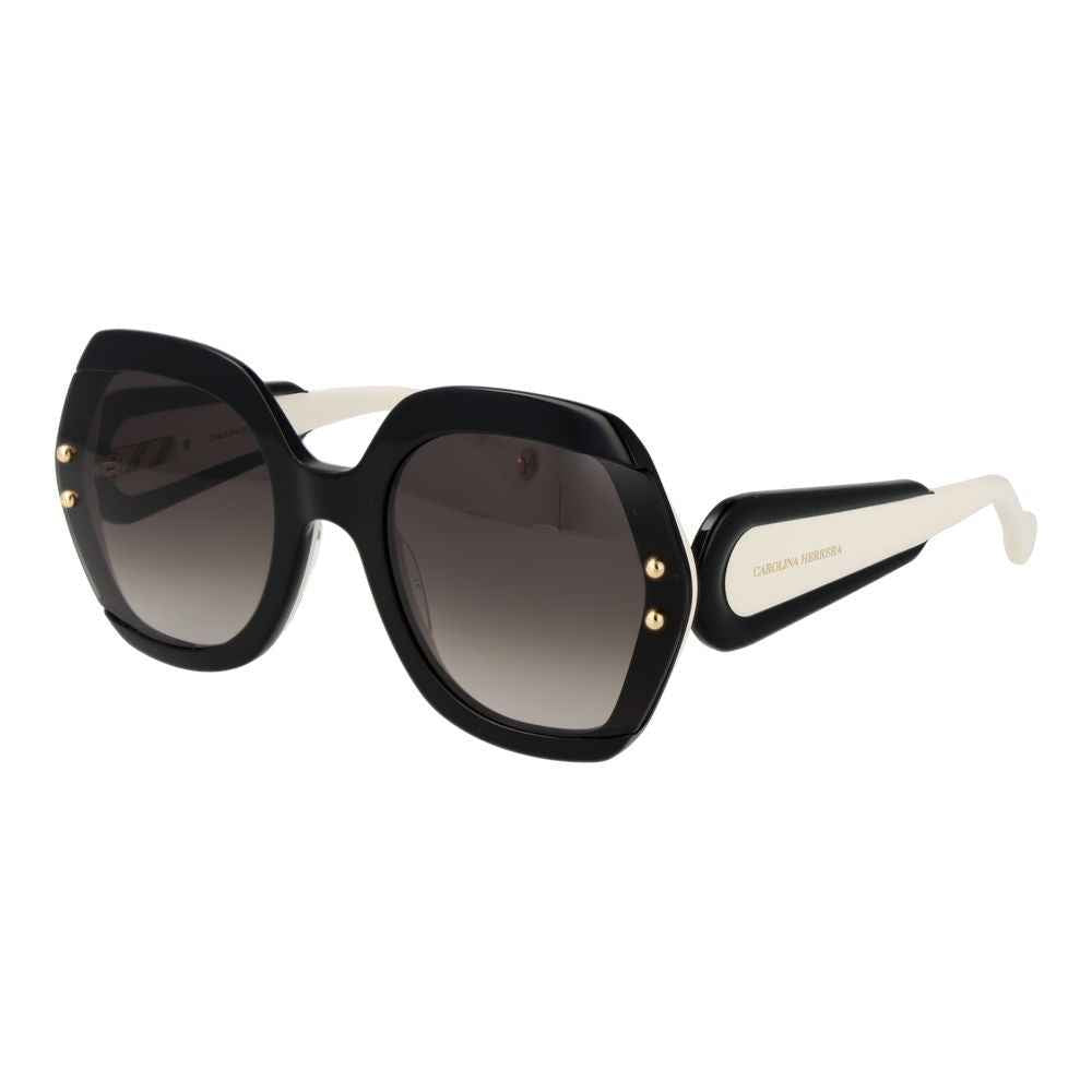 Carolina Herrera Black Acetate Sunglasses