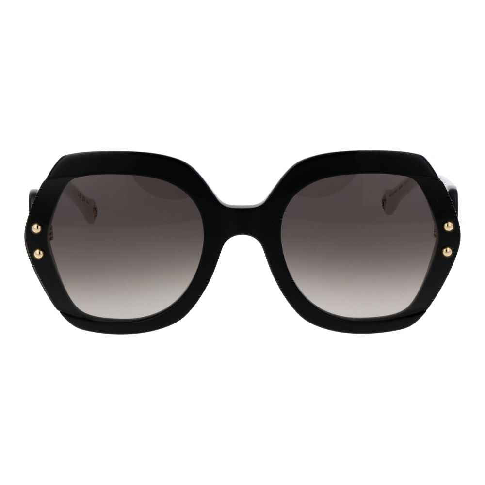 Carolina Herrera Black Acetate Sunglasses
