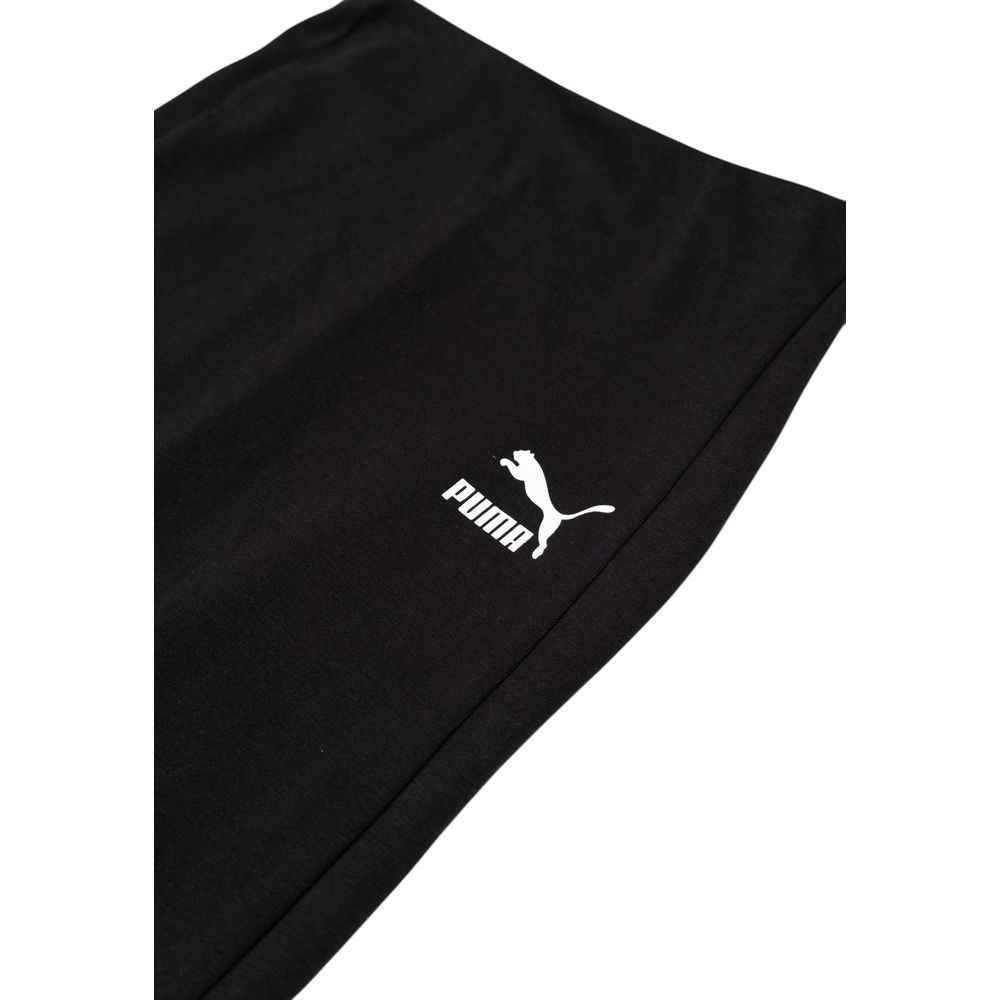 Puma Black Cotton Long Skirt