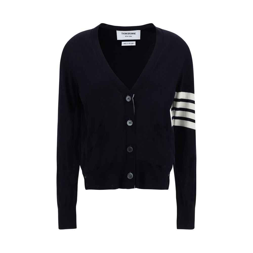 Thom Browne Blue Fleece Wool Polo Shirt
