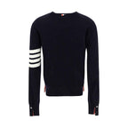 Thom Browne Blue Fleece Wool Polo Shirt