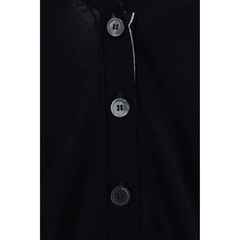 Thom Browne Blue Fleece Wool Polo Shirt