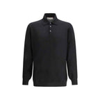 Brunello Cucinelli Black Cashmere Dress Shirt
