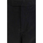 Thom Browne Black Cotton Chino Pants