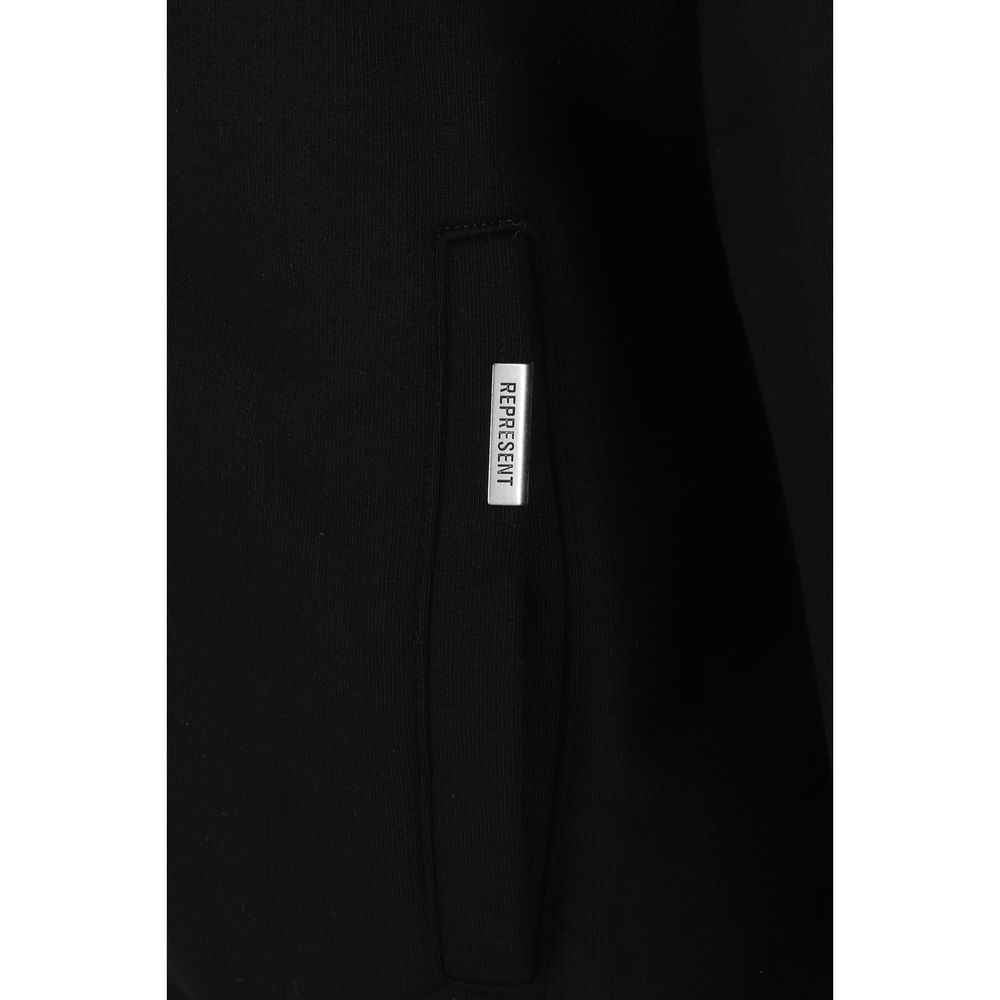 Represent Black Cotton Sweatshirt