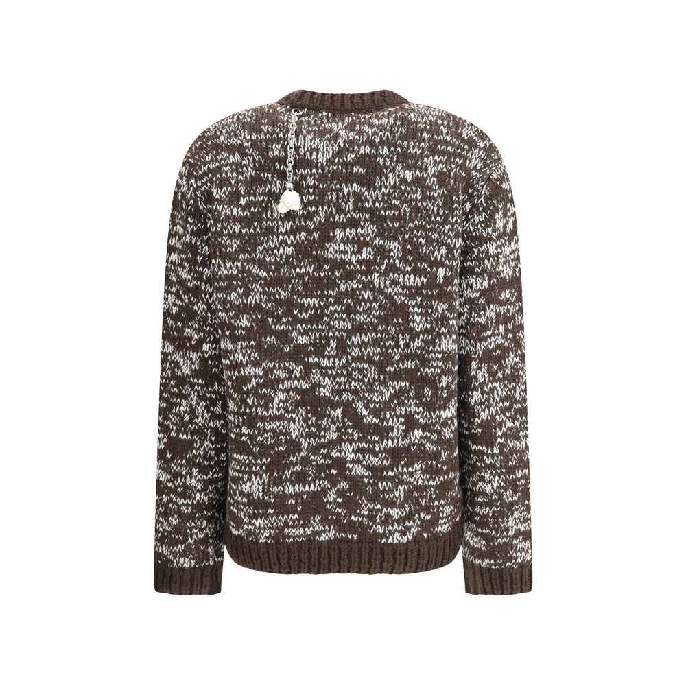 Prada Brown Fleece Wool Sweatshirt