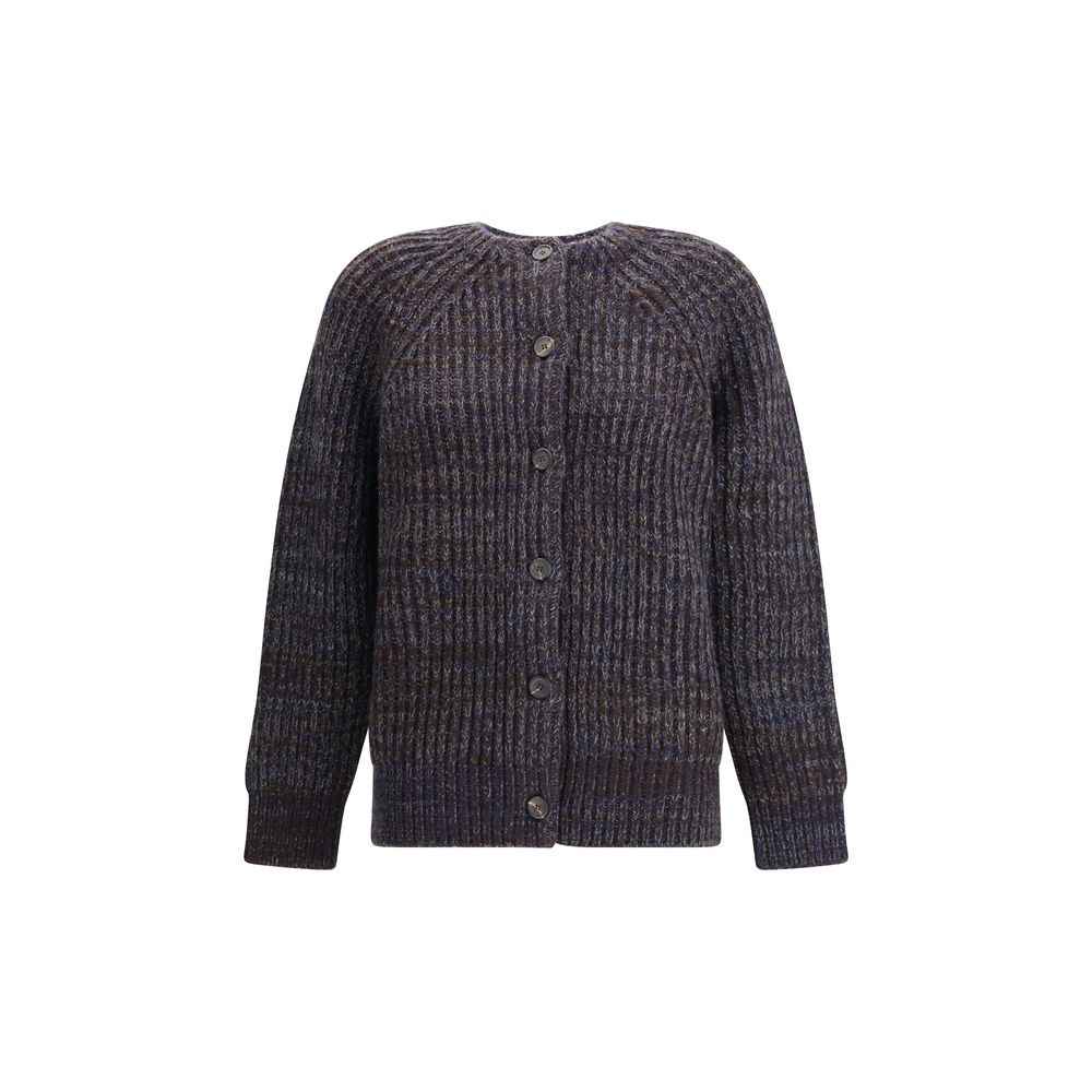 Prada Brown Merino Wool Cardigan
