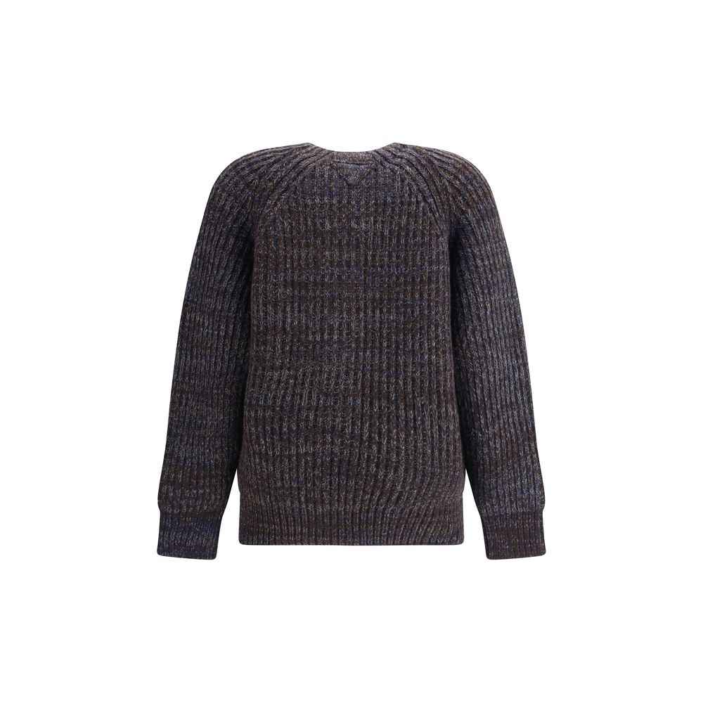 Prada Brown Merino Wool Cardigan