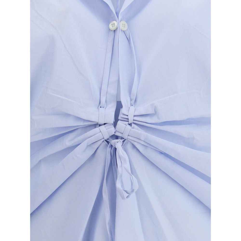Prada Light Blue Cotton Dress Shirt