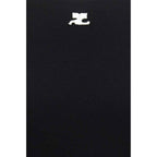 Courrèges Black Cotton T-Shirt