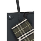 Burberry Black Calf Leather Bos Taurus Shoulder Bag