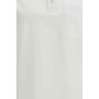Givenchy White Cotton Polo Shirt