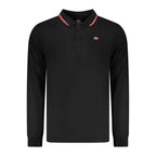 Norway 1963 Black Cotton Men Polo Shirt