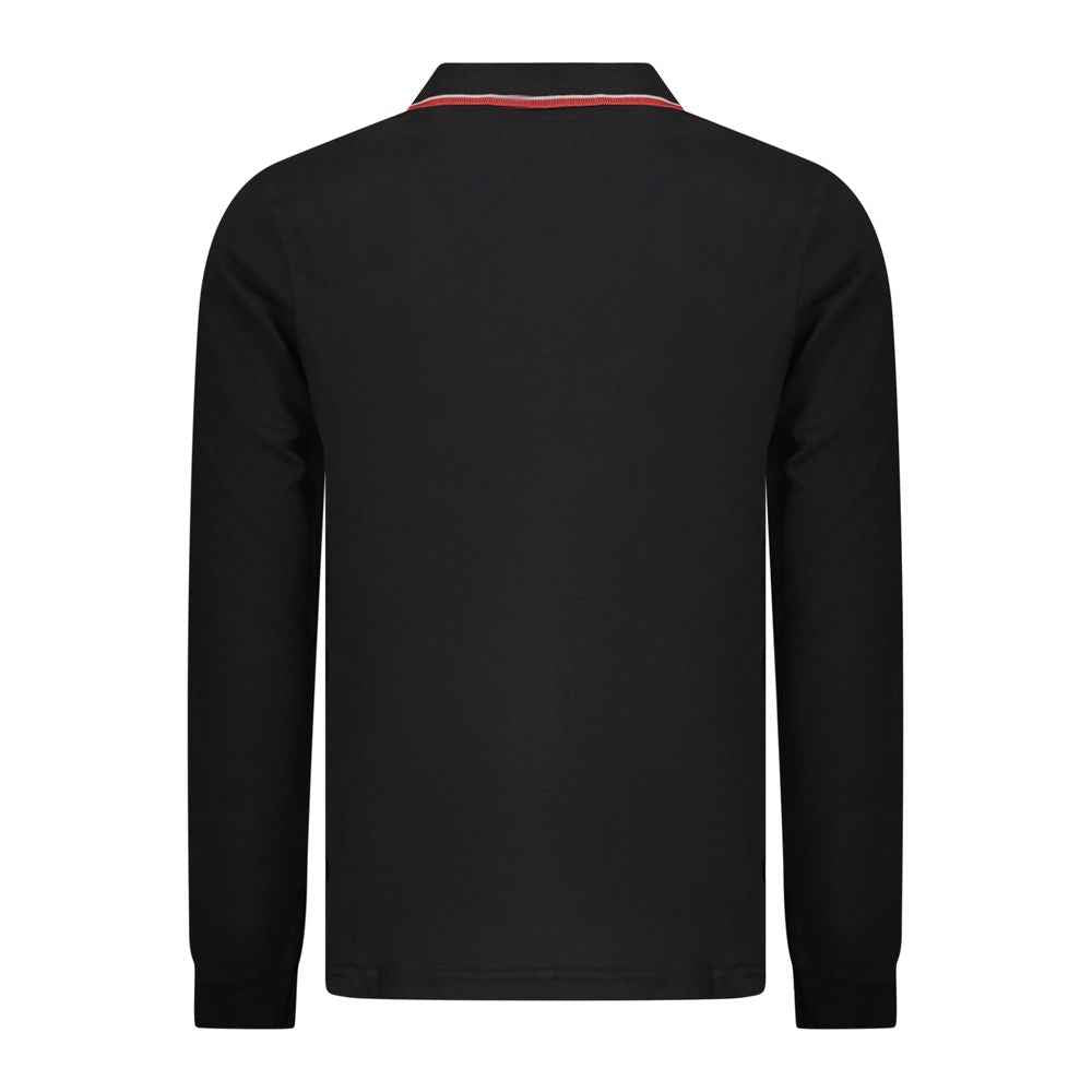 Norway 1963 Black Cotton Men Polo Shirt