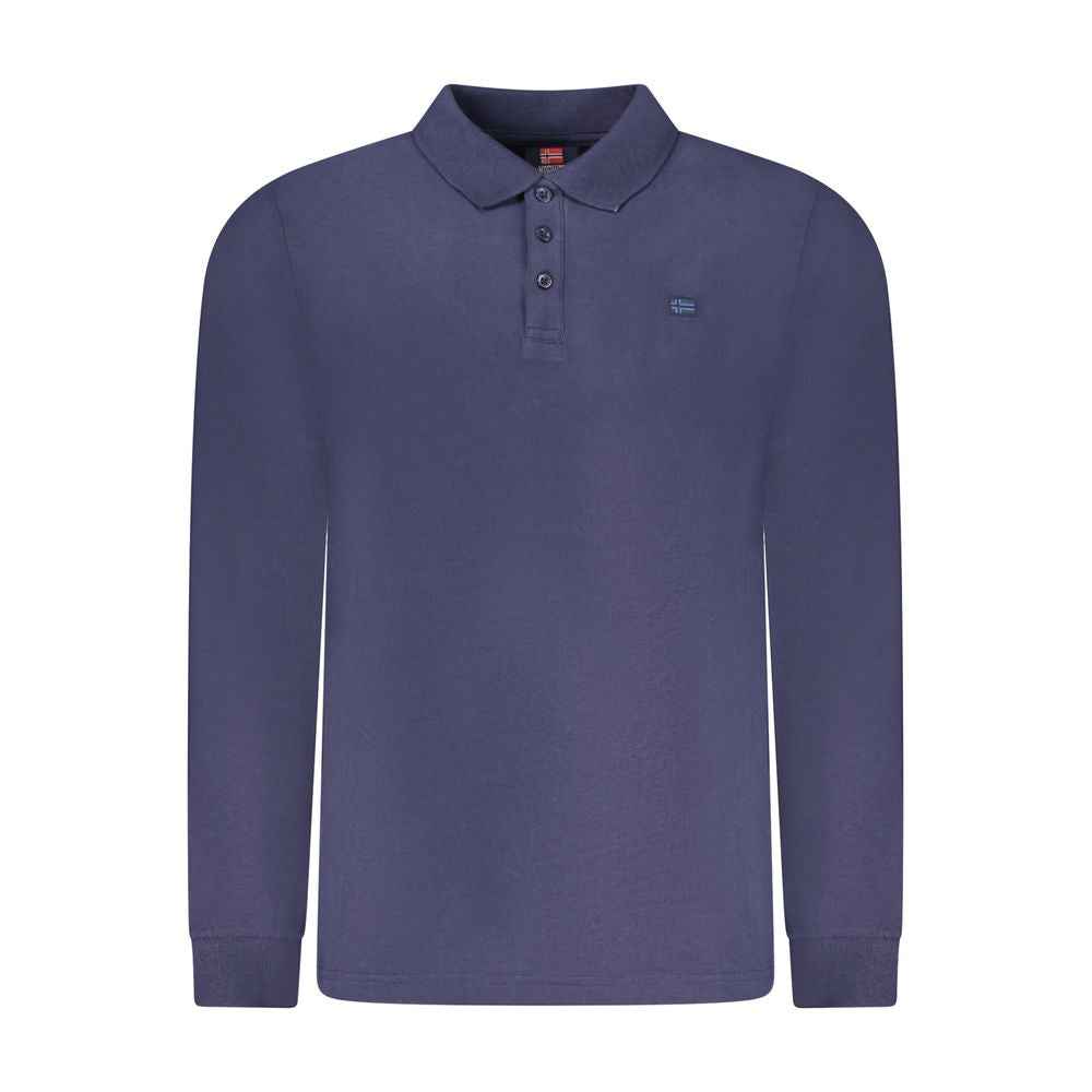 Norway 1963 Blu Cotton Men Polo