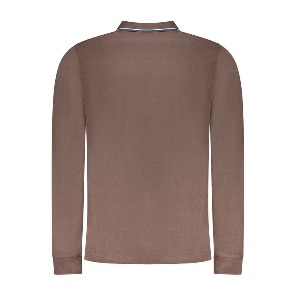 Norway 1963 Marrone Cotton Men Polo-Shirt