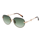 Maje Gold Metal Sunglasses