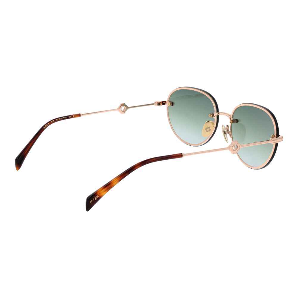 Maje Gold Metal Sunglasses