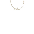 Chloé Gold Brass Necklace