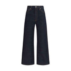 Khaite Blue Cotton Straight-Leg Jeans