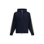 Burberry Blue Cotton Sweatshirt