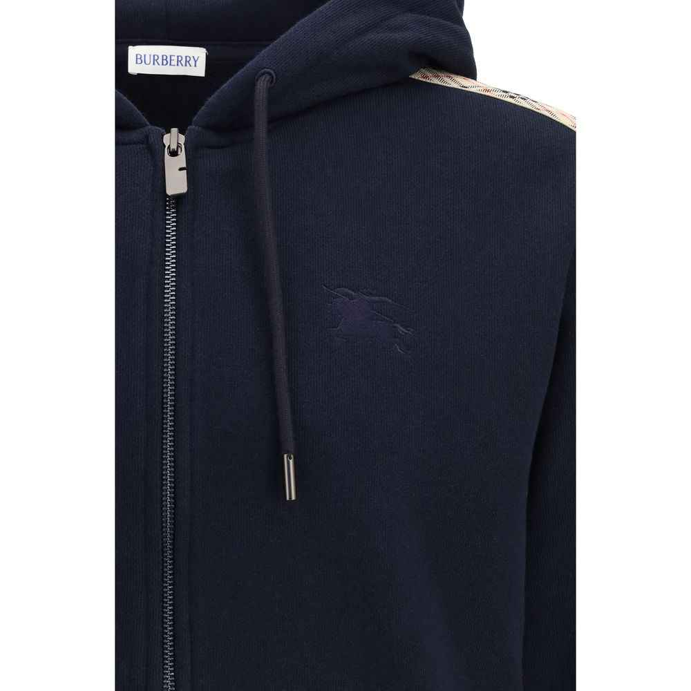 Burberry Blue Cotton Sweatshirt