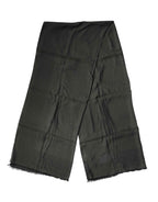 Dolce & Gabbana Black Modal Neck Wrap Men Shawl Men Scarf