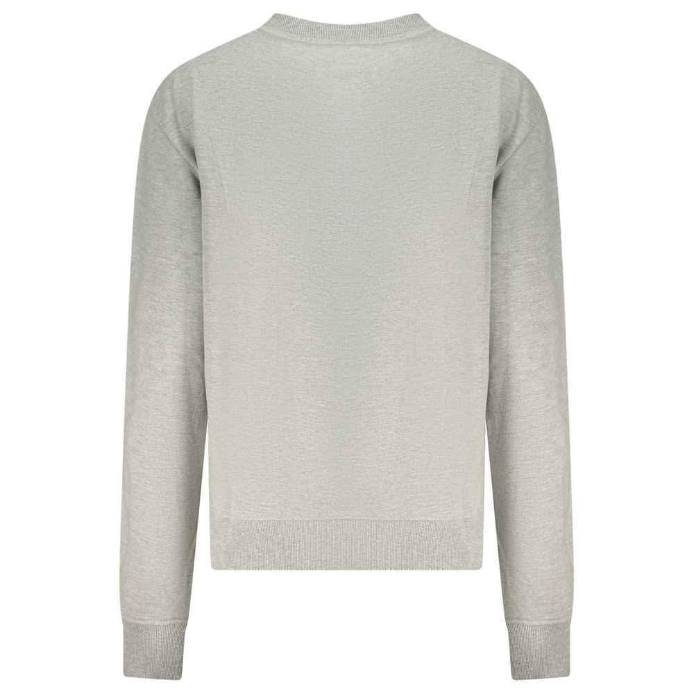 North Sails Grigio Cotton Women Sweatshirt
