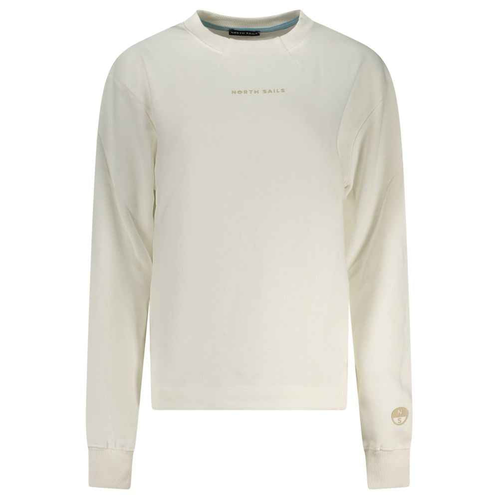 North Sails White Cotton Women Sweatshirt