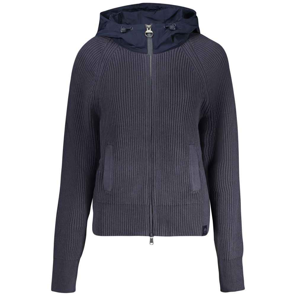 North Sails Blu Polyester Women Cardigan