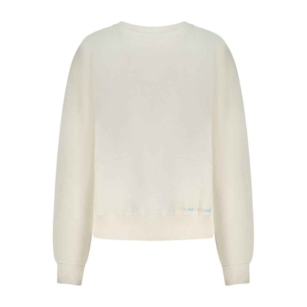 North Sails Bianco Cotton Women Sweatshirt