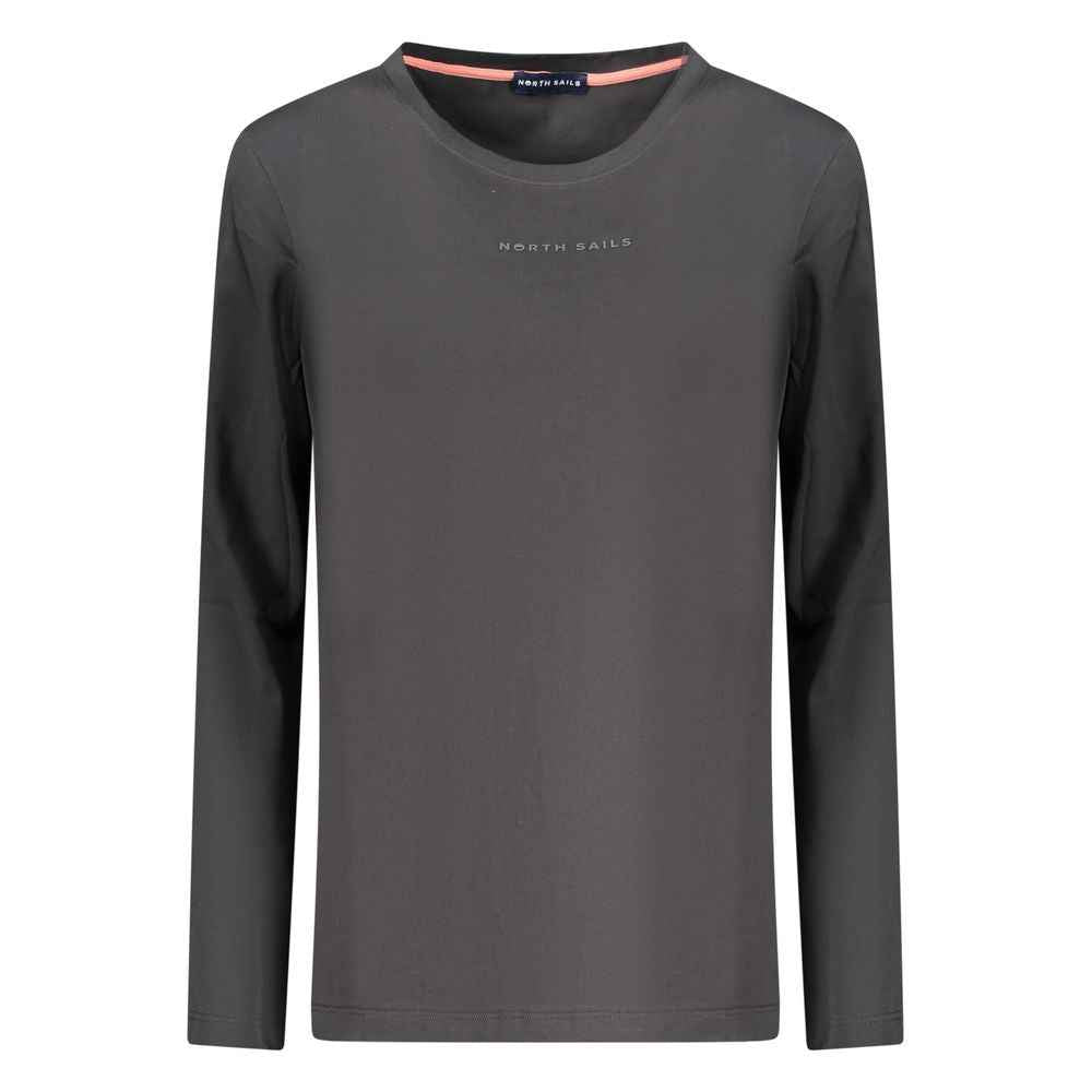 North Sails Black Cotton Women T-Shirt