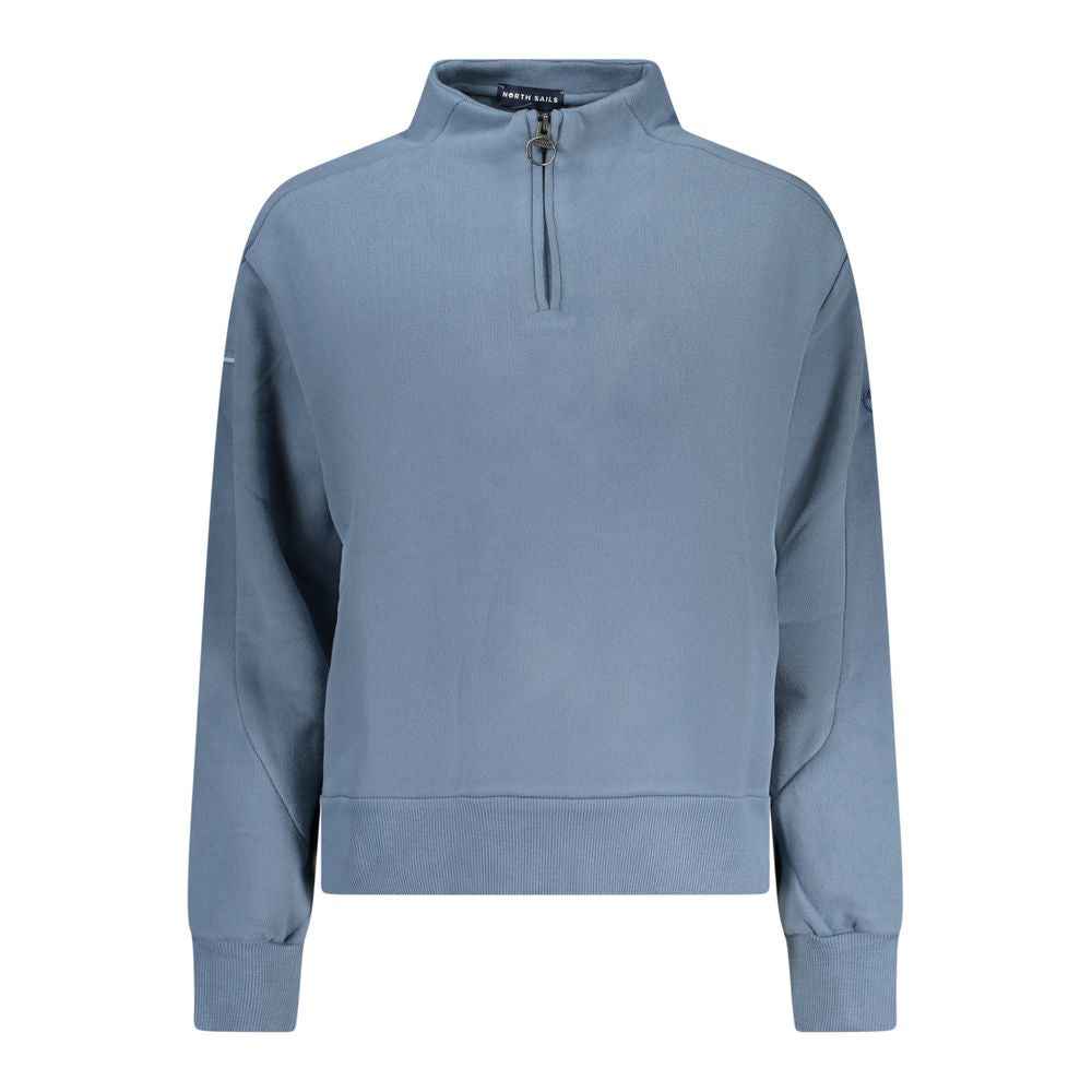 North Sails Blue Cotton Women's Sweatshirt