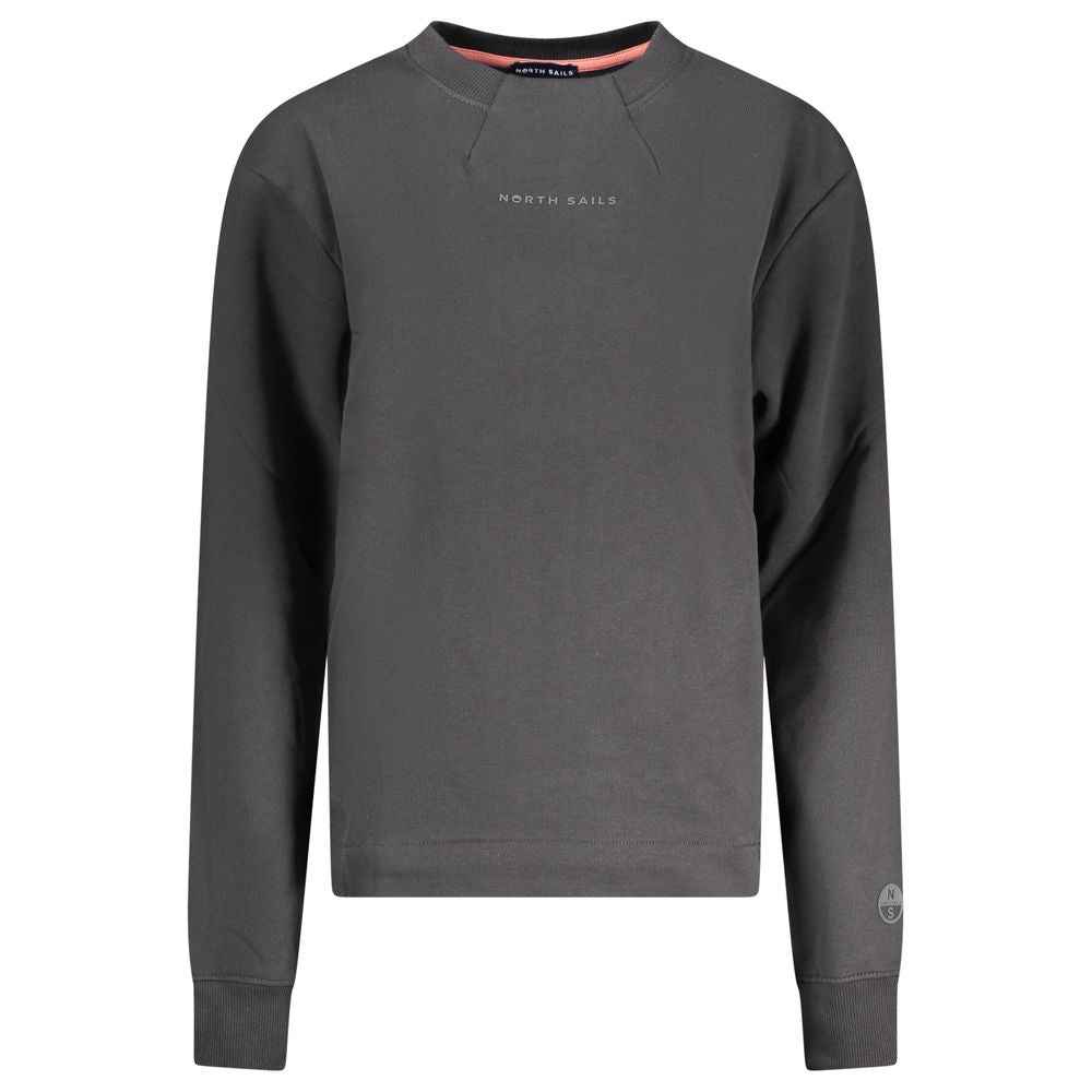 North Sails Black Cotton Women Sweatshirt