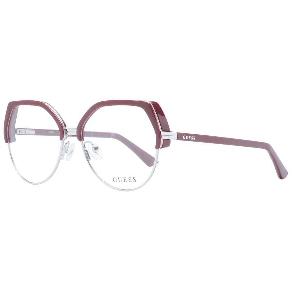 Guess Burgundy Plastic Glasses (Frames)